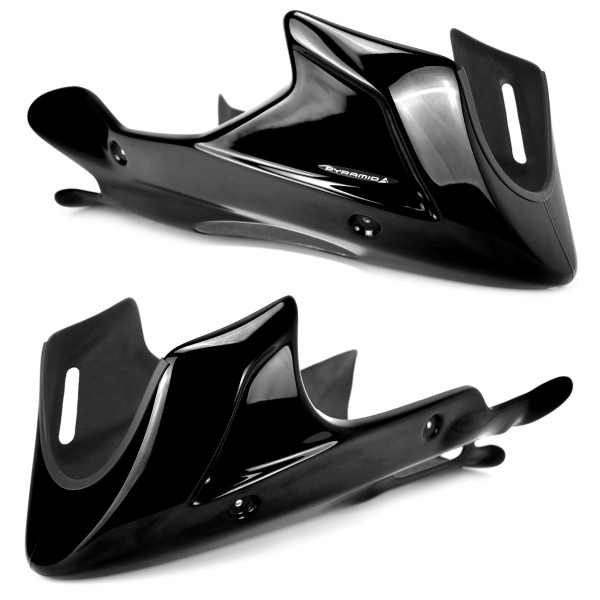 Pyramid Plastics Pyramid belly pan | gloss black | honda vtr 1000 f firestorm 1997>2005